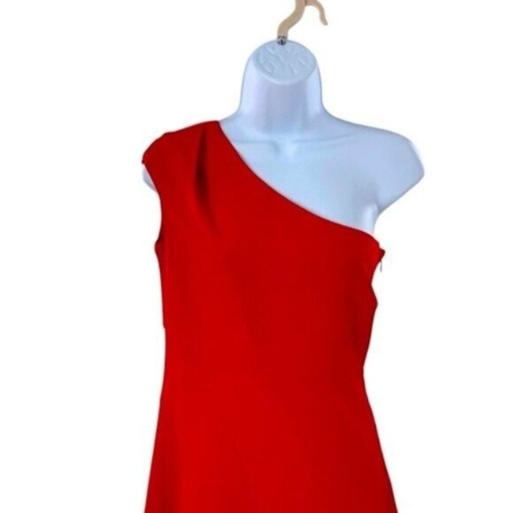 Tuckernuck One-Shoulder Red Midi Dress - Picture 4 of 9